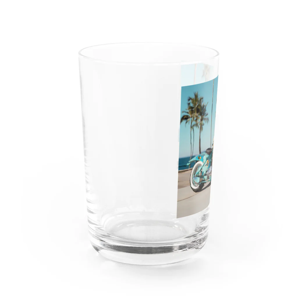 Hisagonのモーターサイクル Water Glass :left