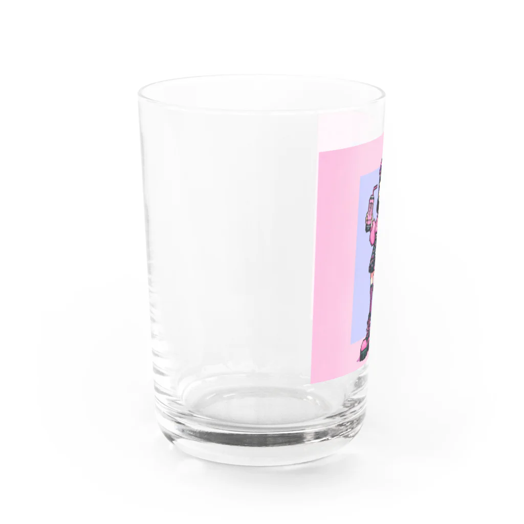 蒲田　次郎のピクセルピンモンガール2 Water Glass :left