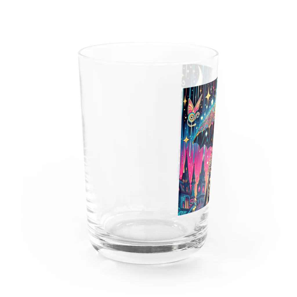 かるるんショップの骸骨紳士シリーズ　おニューの傘 Water Glass :left