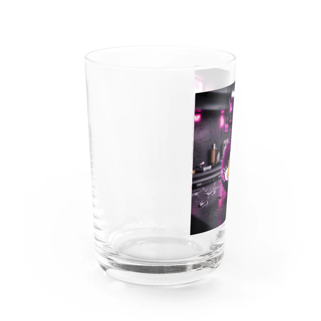 エイリアンストアの宇宙人が作ったゆで卵 Water Glass :left