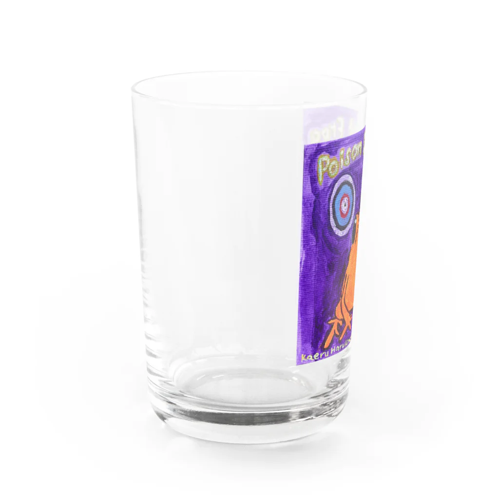 かえるはるきのこ（RURUKO)のモウドクフキヤガエル Water Glass :left