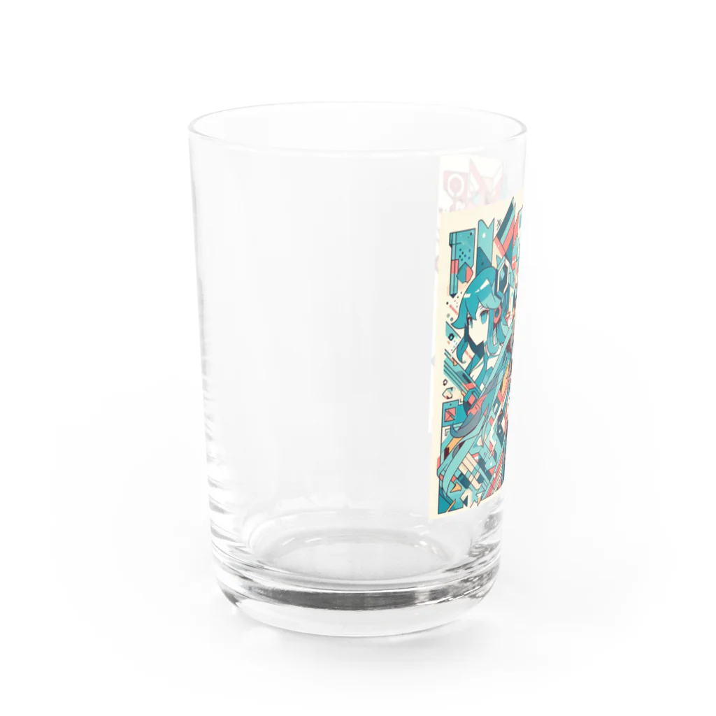 キキの幾何学少女 Water Glass :left