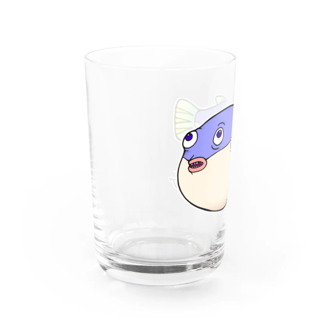 きなこおはぎのお店のトラフグ Water Glass :left