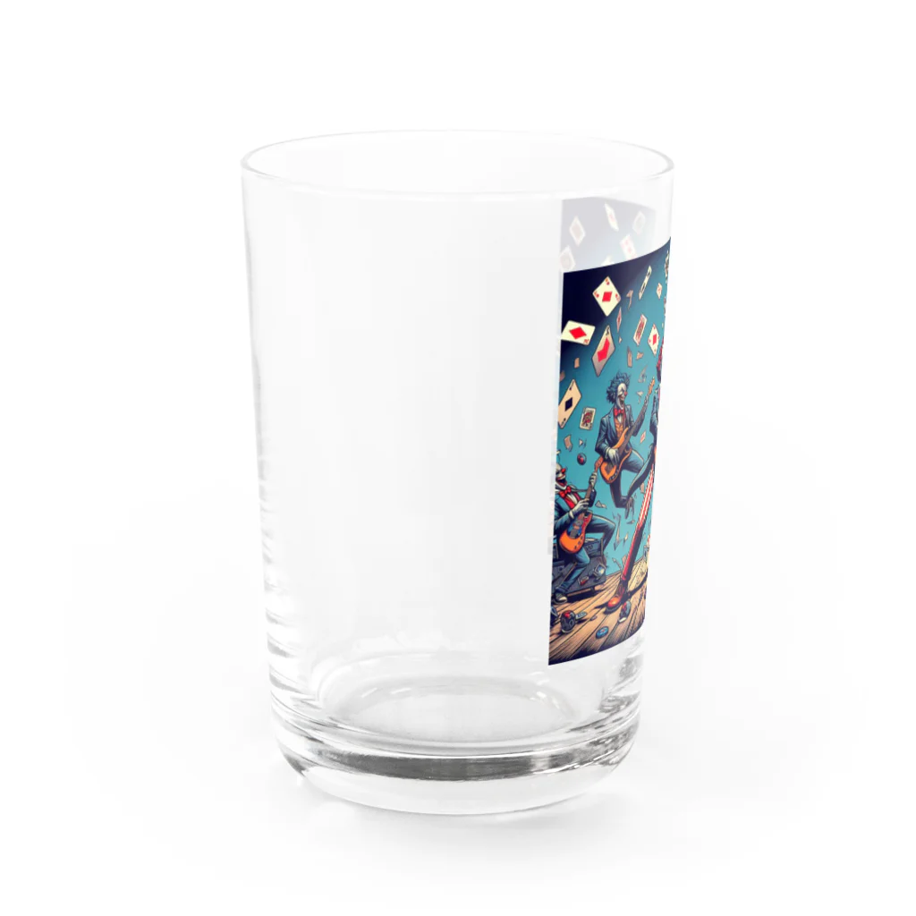 momonekokoの熱狂ピエロ Water Glass :left