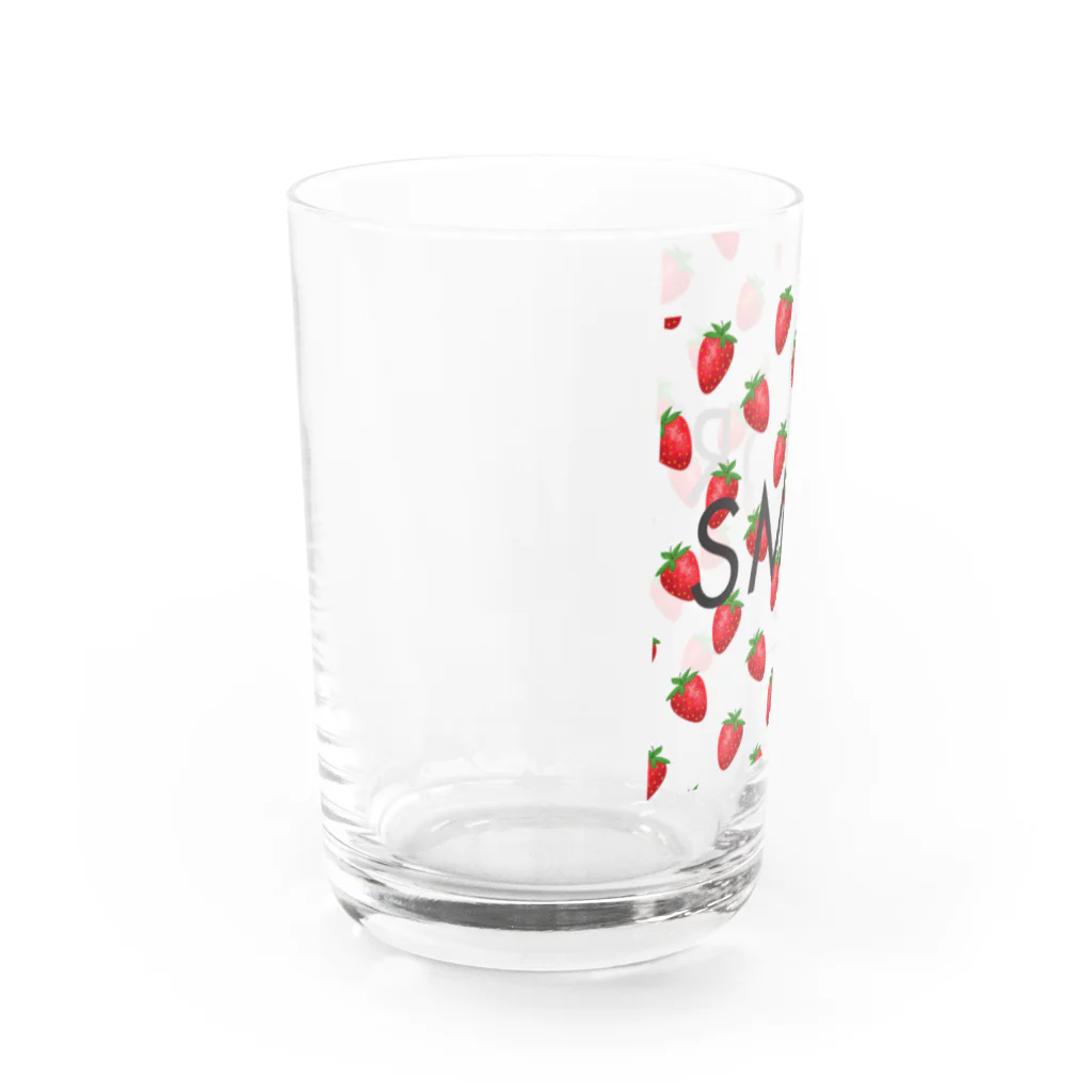 SAMADARA SHOPのサマダラロゴ✕いちごTシャツ Water Glass :left