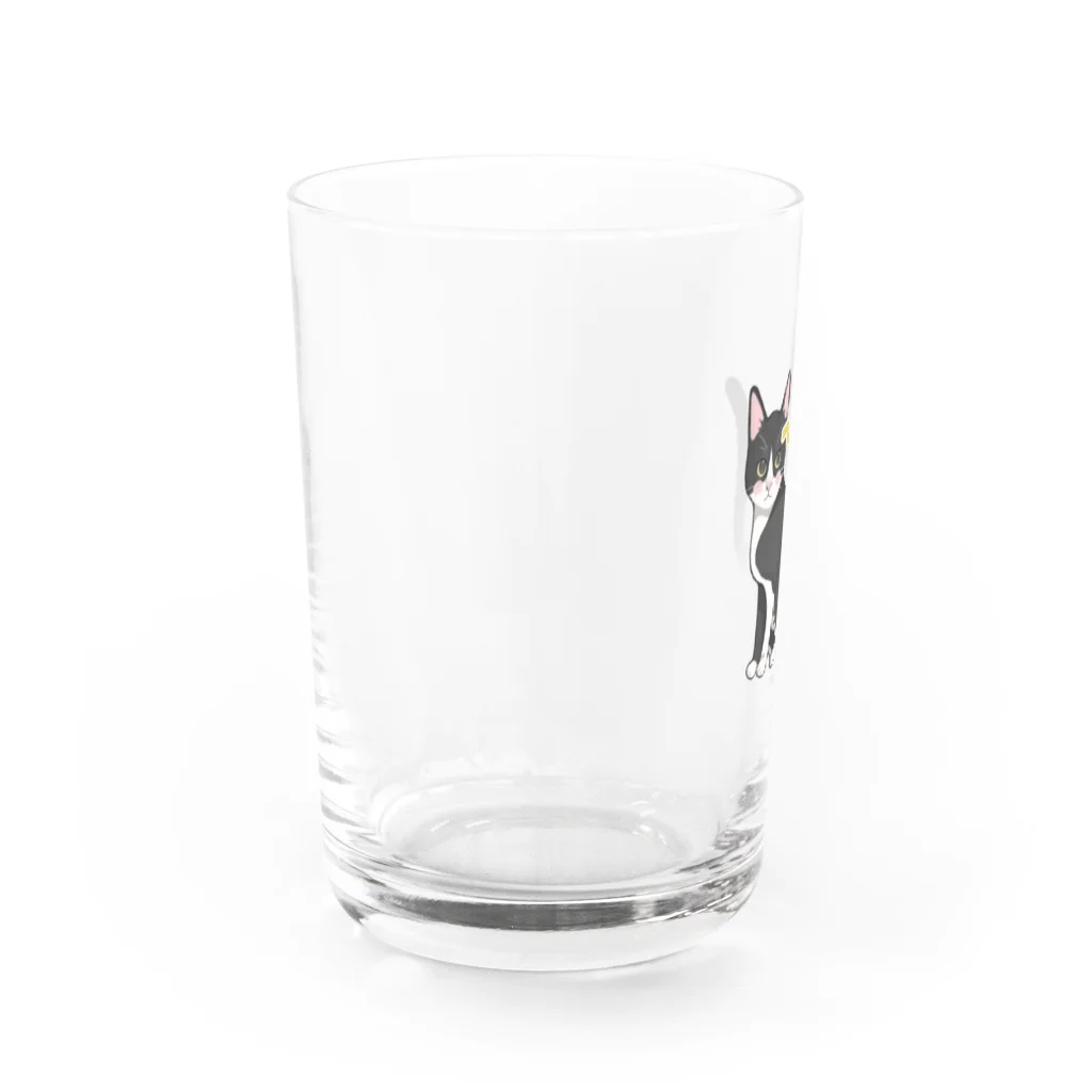 くろついchのミニぶんたくん Water Glass :left