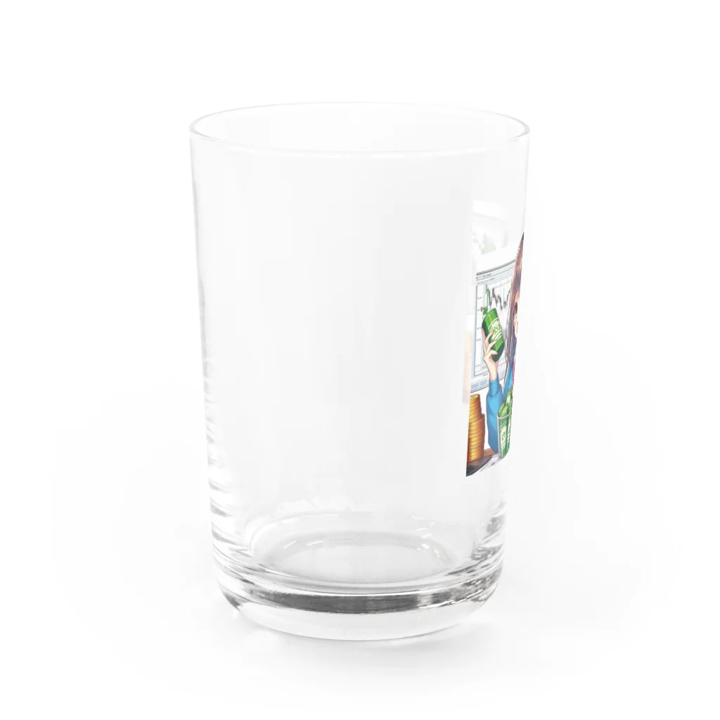 BURABOの魅力的な美少女がNISAで投資 Water Glass :left