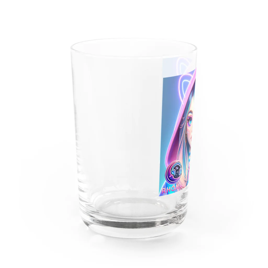 Rhonaの○○のろなの Water Glass :left