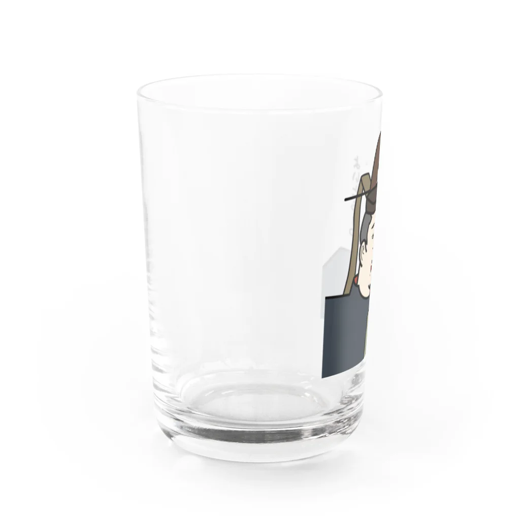 B-catのだじゃれ偉人シリーズ「源頼朝」 Water Glass :left