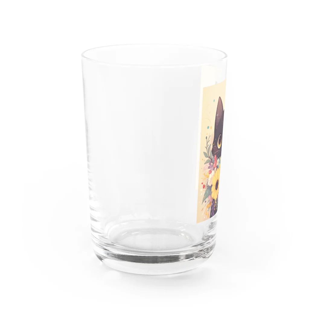 AQUAMETAVERSEの花束を猫に　Hime  253 Water Glass :left