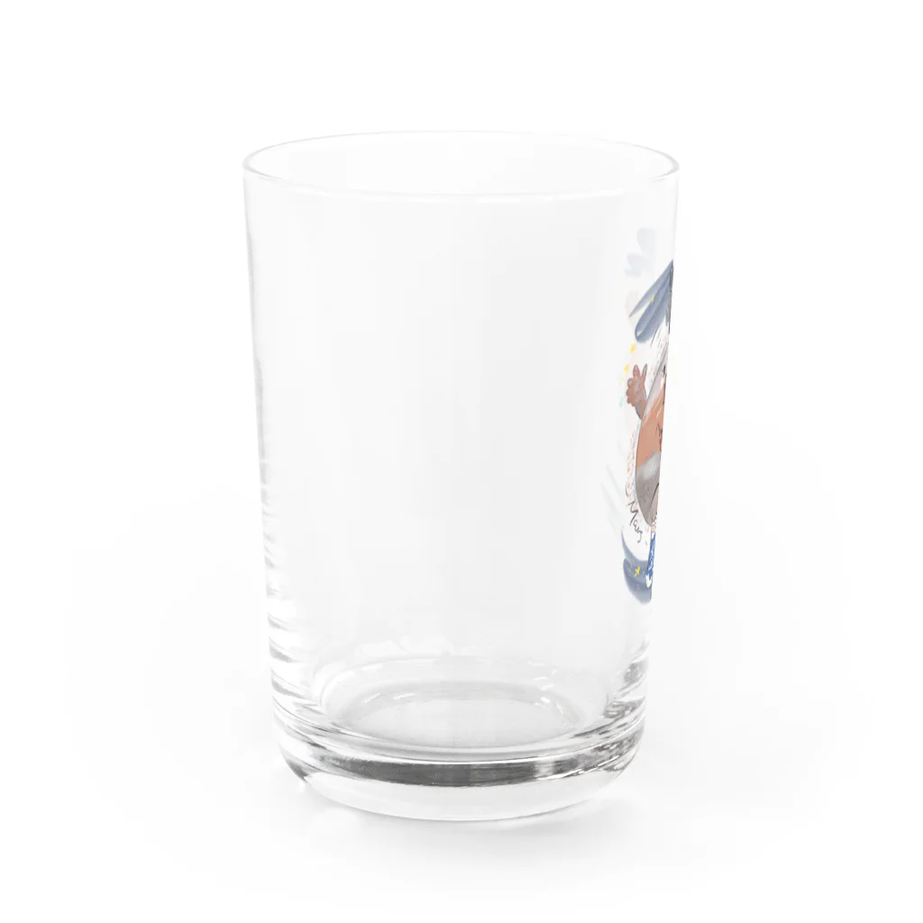 さとうです(イラスト)の火星くん Water Glass :left