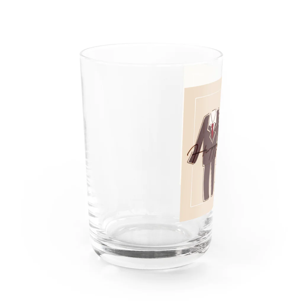 スタコラ@きょうもすたこらのドレス&タキシード Water Glass :left