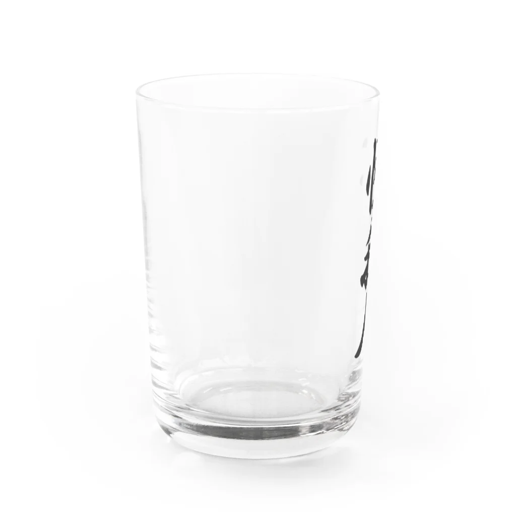 着る文字屋の怪我人 Water Glass :left