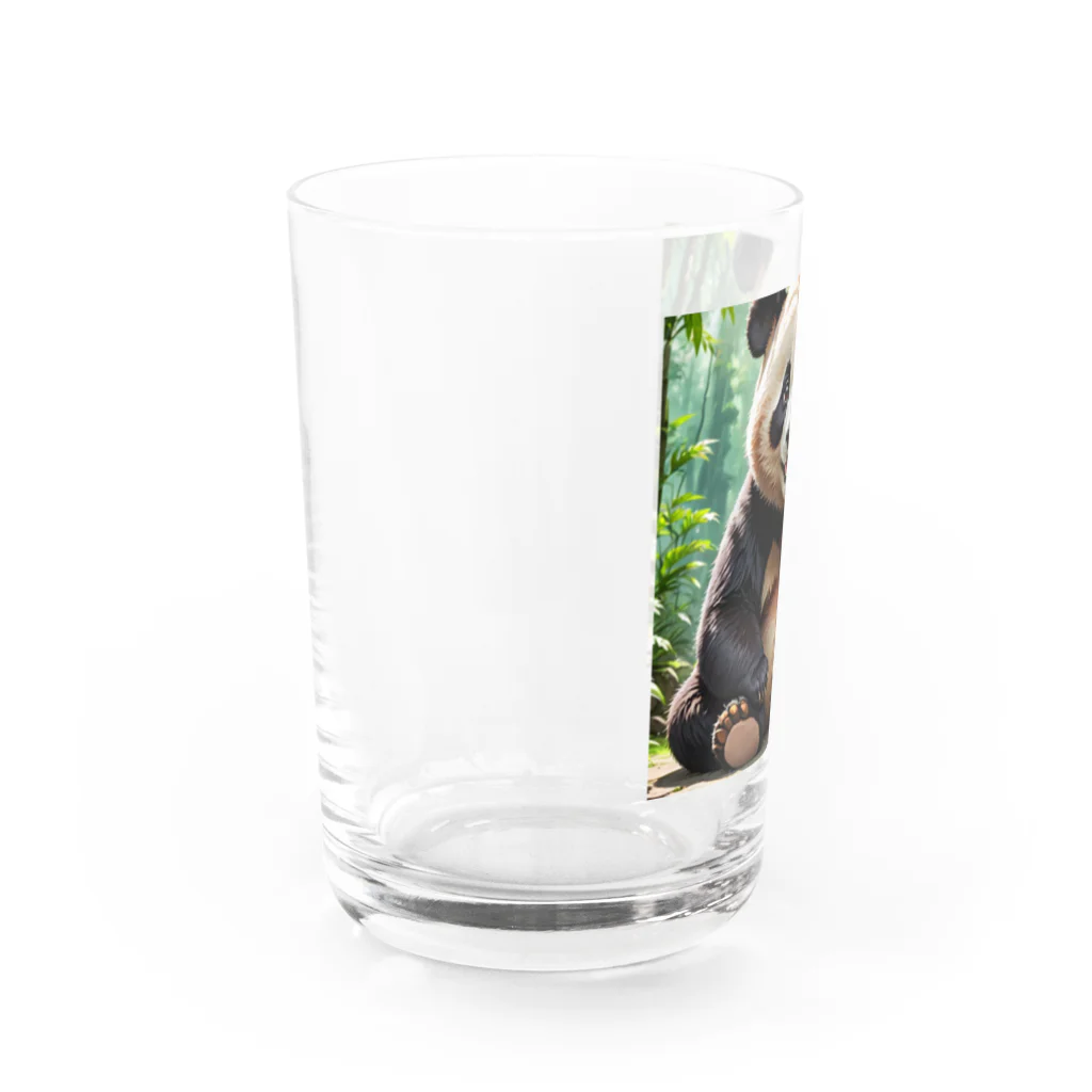 rakutenitibaの笑顔がかわいいパンダ Water Glass :left