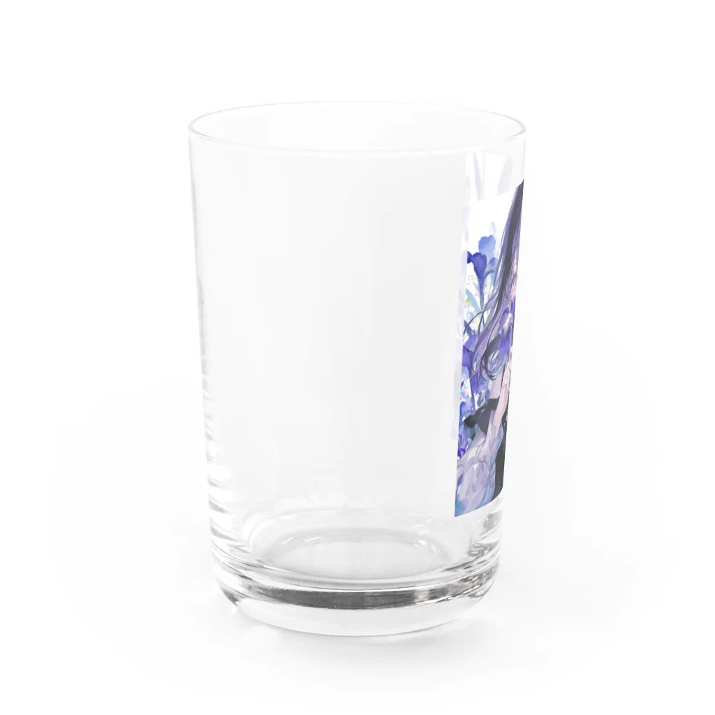 AQUAMETAVERSEの花菖蒲の優美な香り　BLUE PLUM  691 Water Glass :left