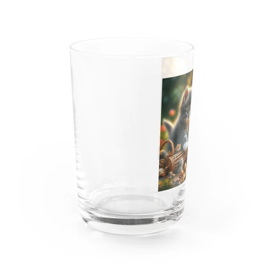 kangekiの遊ぶにゃんこNo.3 Water Glass :left