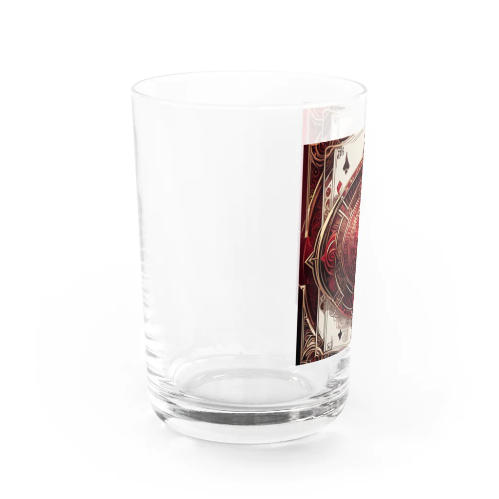 fishing&pokerのトランプ Water Glass :left