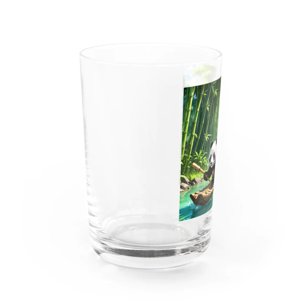 nagisa_riumanの冒険パンダ Water Glass :left