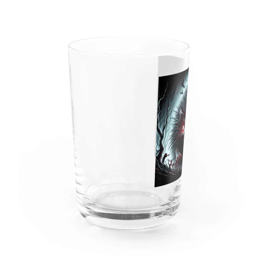 かんぱい工房のホラーハリネズミ Water Glass :left