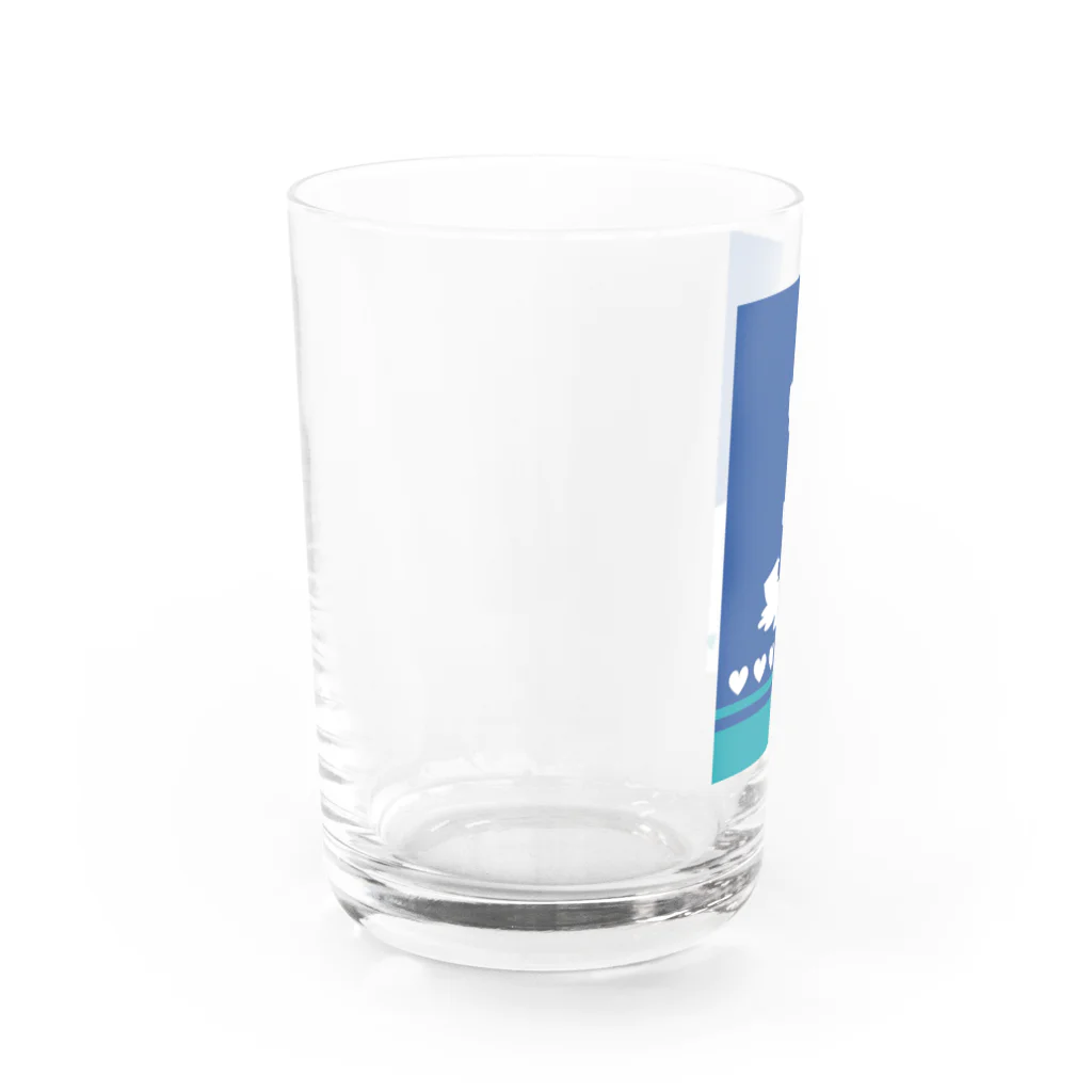おはよう♥レオとニコの不思議のうささん Water Glass :left