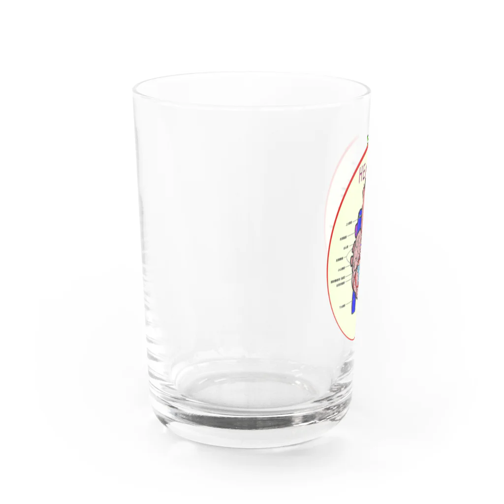 カズヨシ太郎のお店　Kazuyoshi Taro's shopの心臓　HEART Water Glass :left