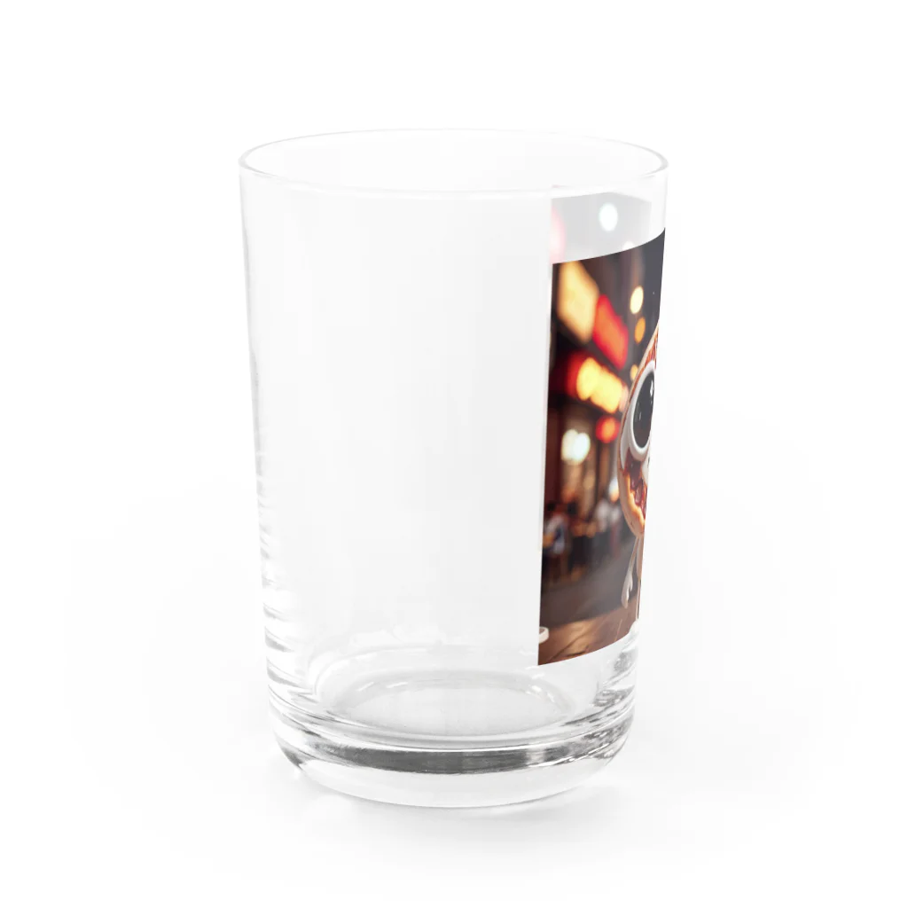 sakao7のピザら Water Glass :left