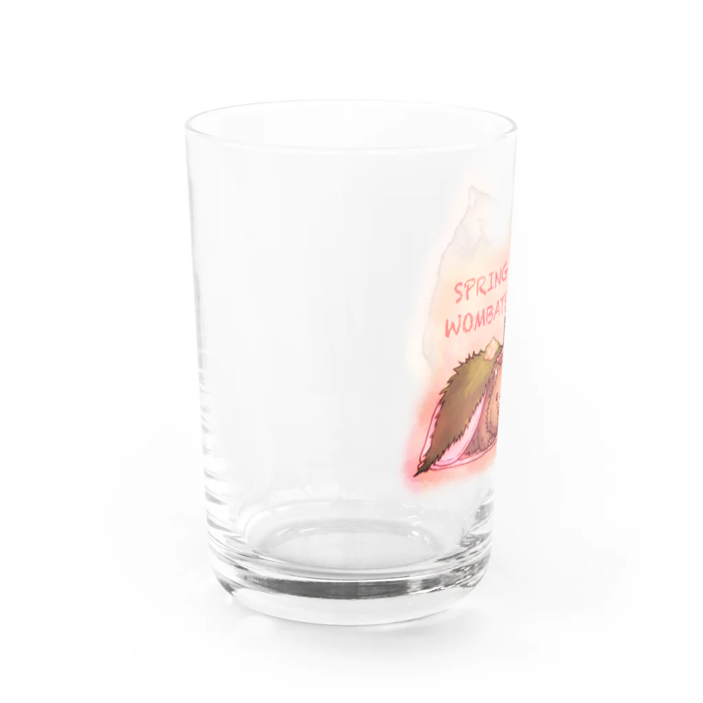 ナツの西瓜屋のSPRING WOMBATS Water Glass :left