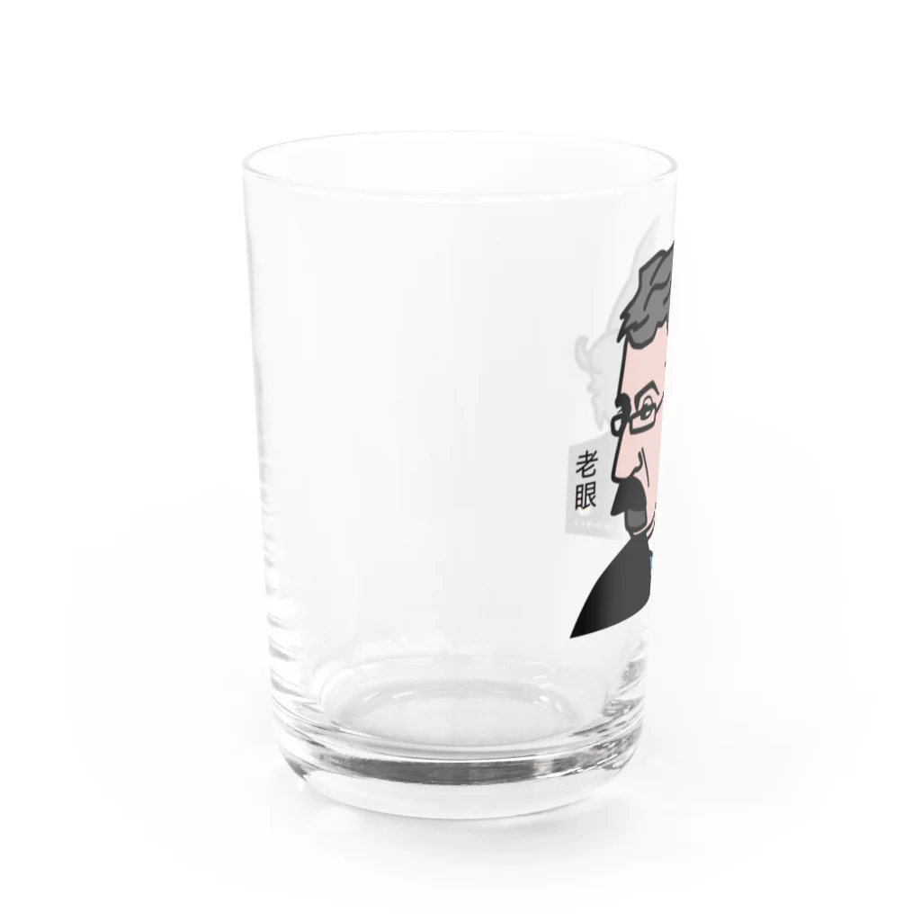 B-catのだじゃれ偉人シリーズ「ゴーギャン」 Water Glass :left