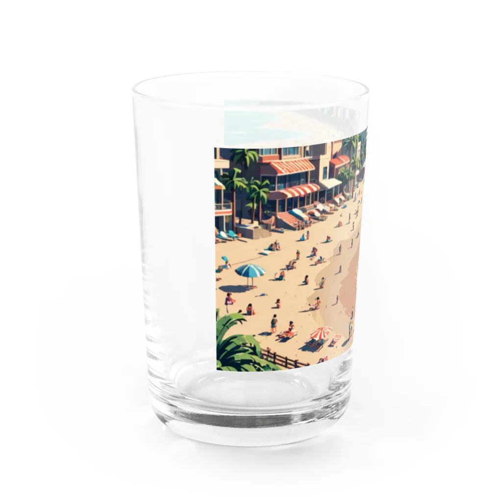 かてこの洋服販売所の波の調べ Water Glass :left