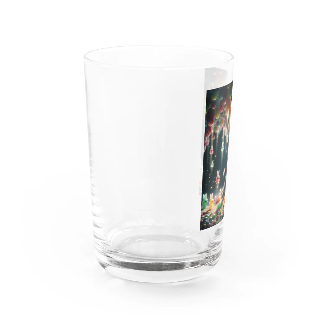 AIデザインちゃんの飴の木の妖精 Water Glass :left