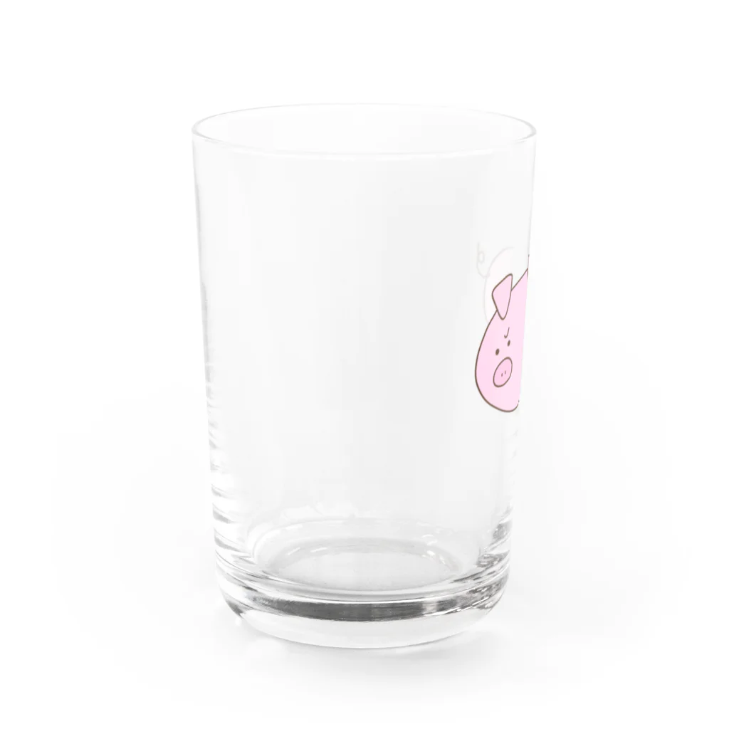 Hanamari のあたち、怒ってます　byぶた Water Glass :left