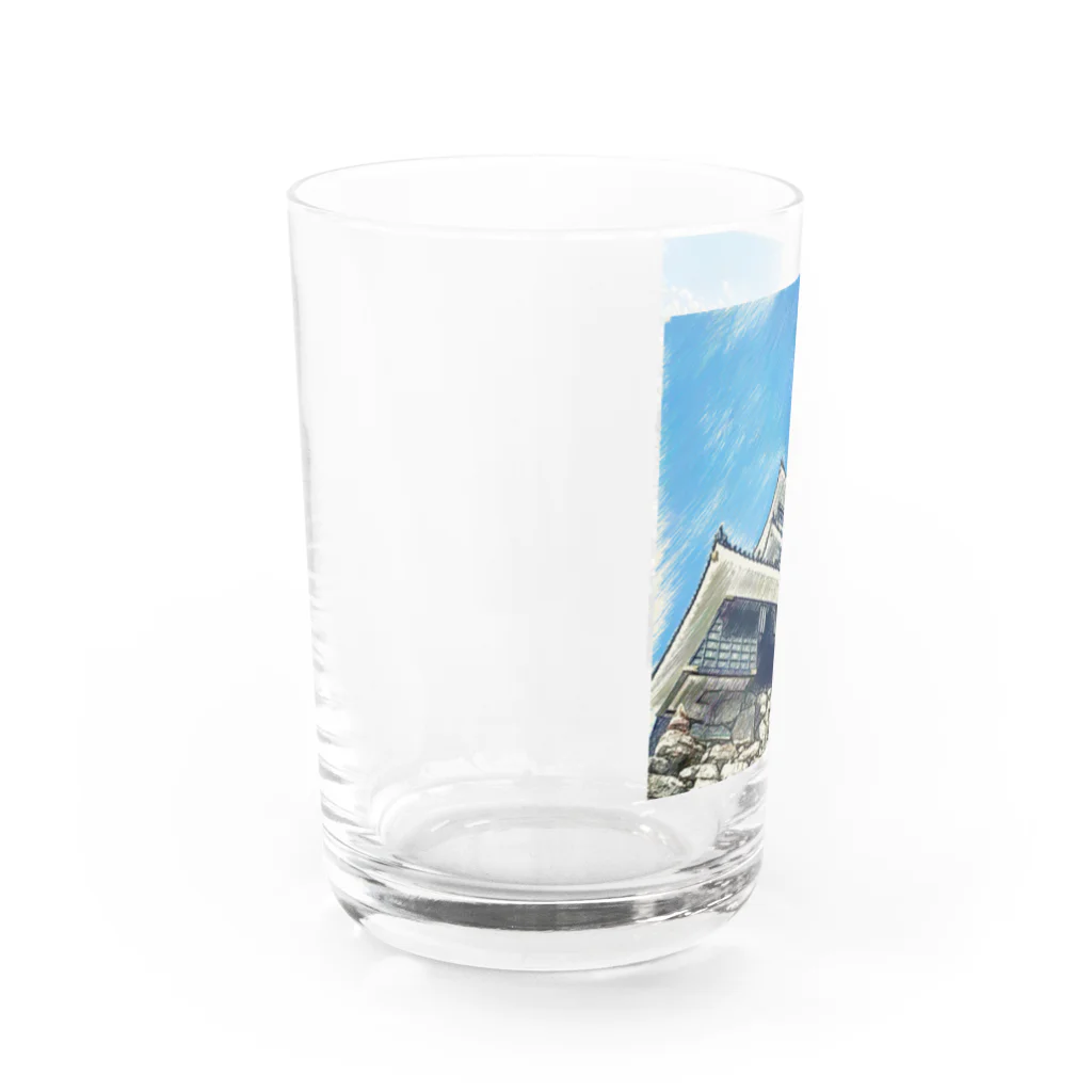 ピヨるっちの【浜松城】フォトアート Water Glass :left