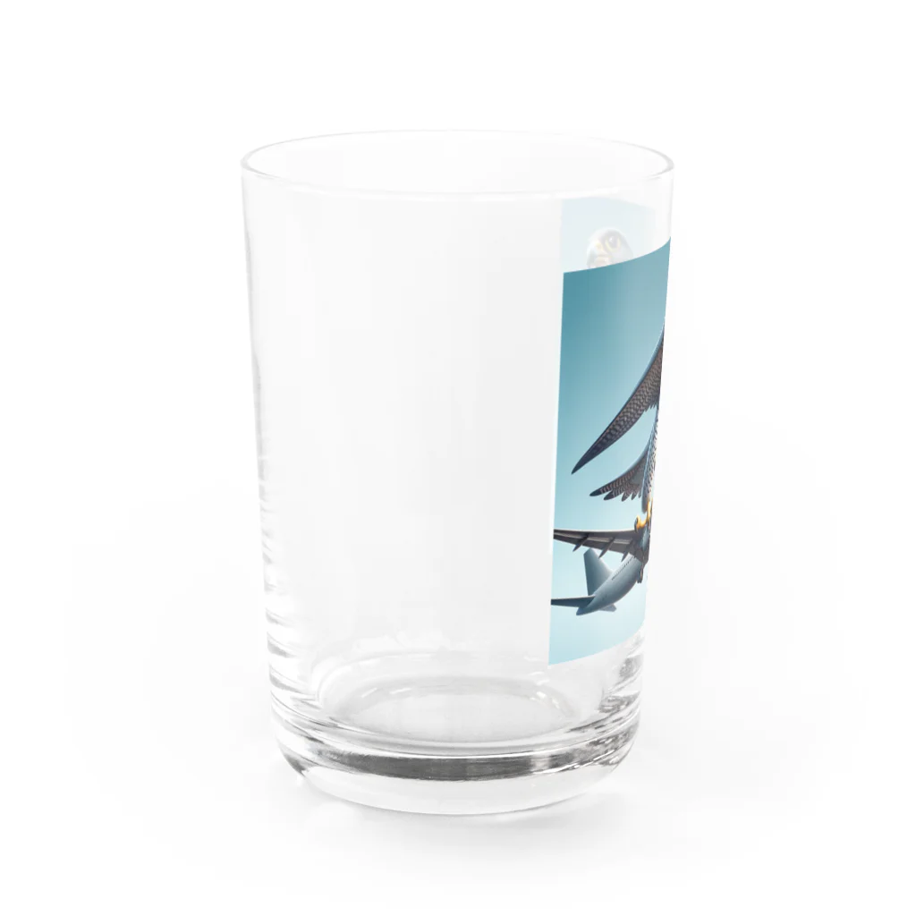 strange life of animalsの優雅な空の旅 Water Glass :left