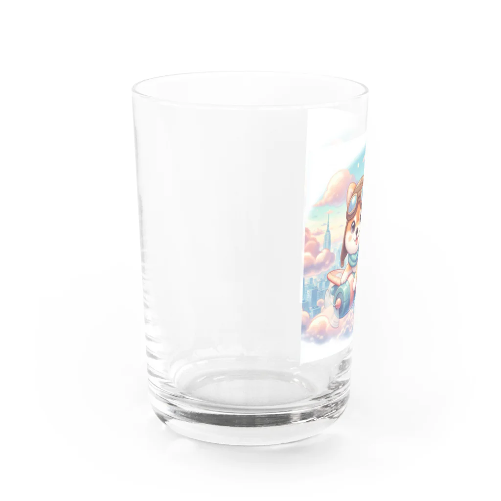 noririnoの空とぶ犬 Water Glass :left