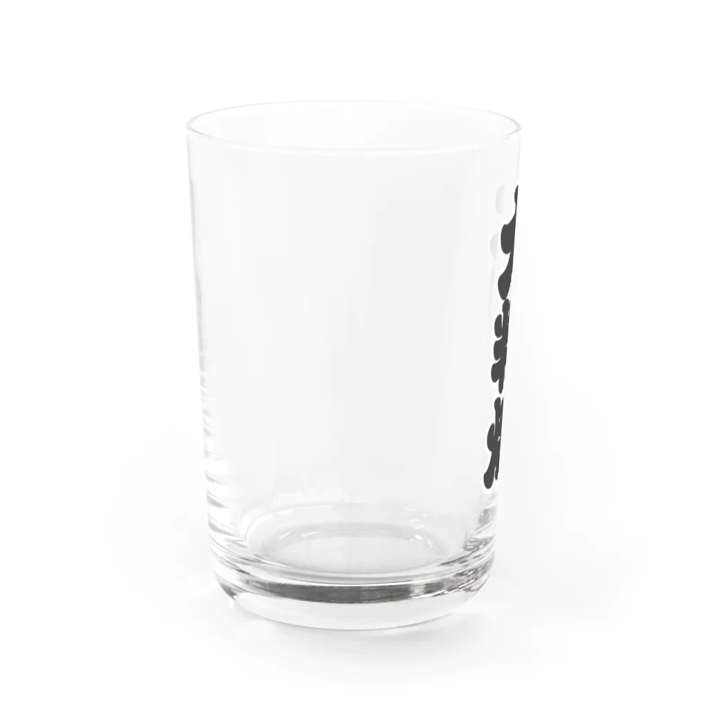 お絵かき屋さんの「大判焼」の赤ちょうちんの文字 Water Glass :left