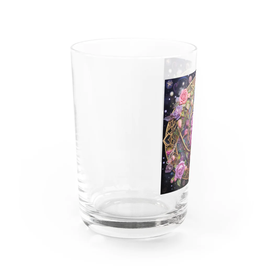 AQUAMETAVERSEの幸福の印　なでしこ1478 Water Glass :left