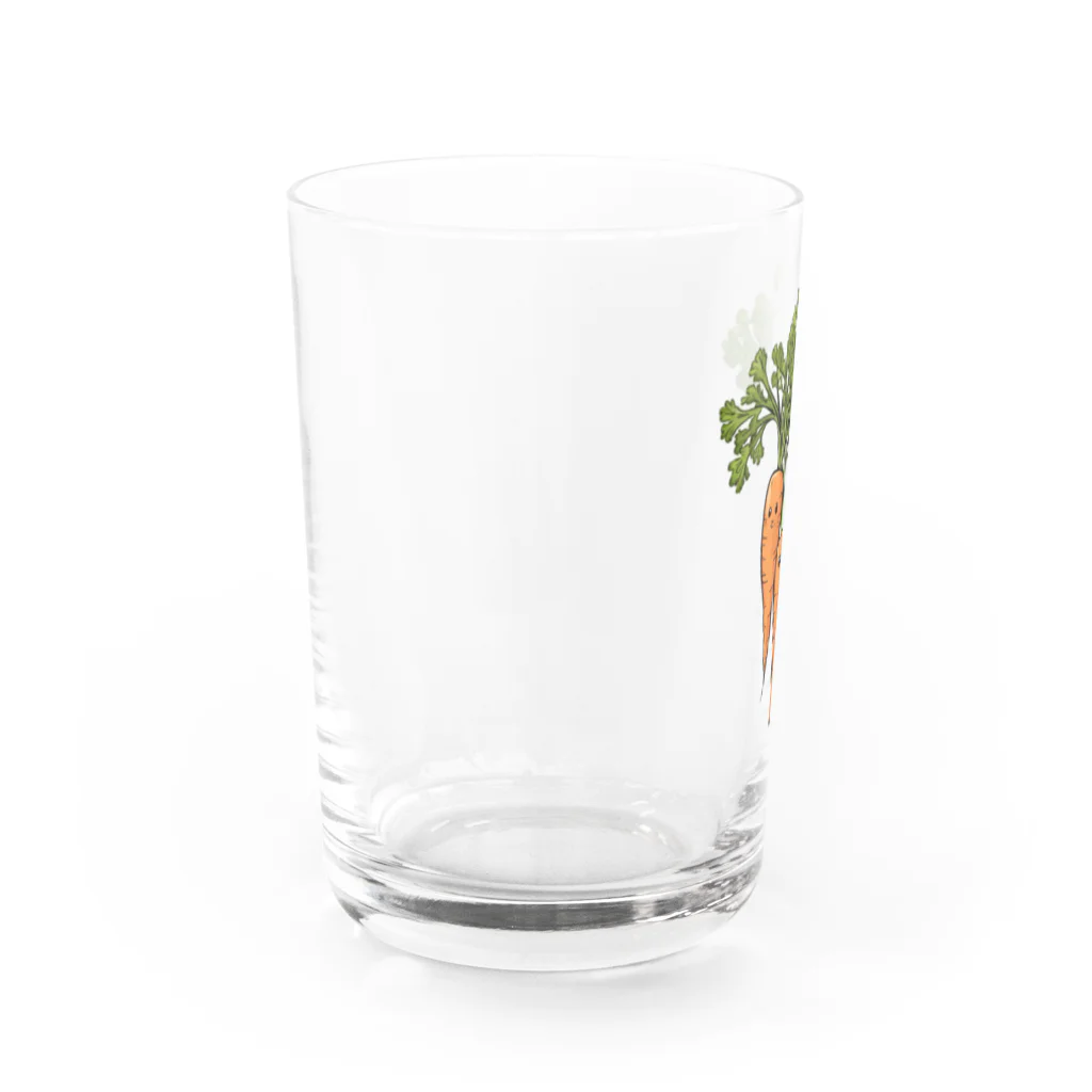 ローズのにんじん兄弟 Water Glass :left