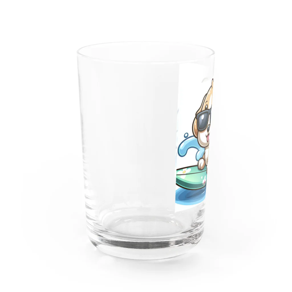 キューピットのふてくされワン Water Glass :left