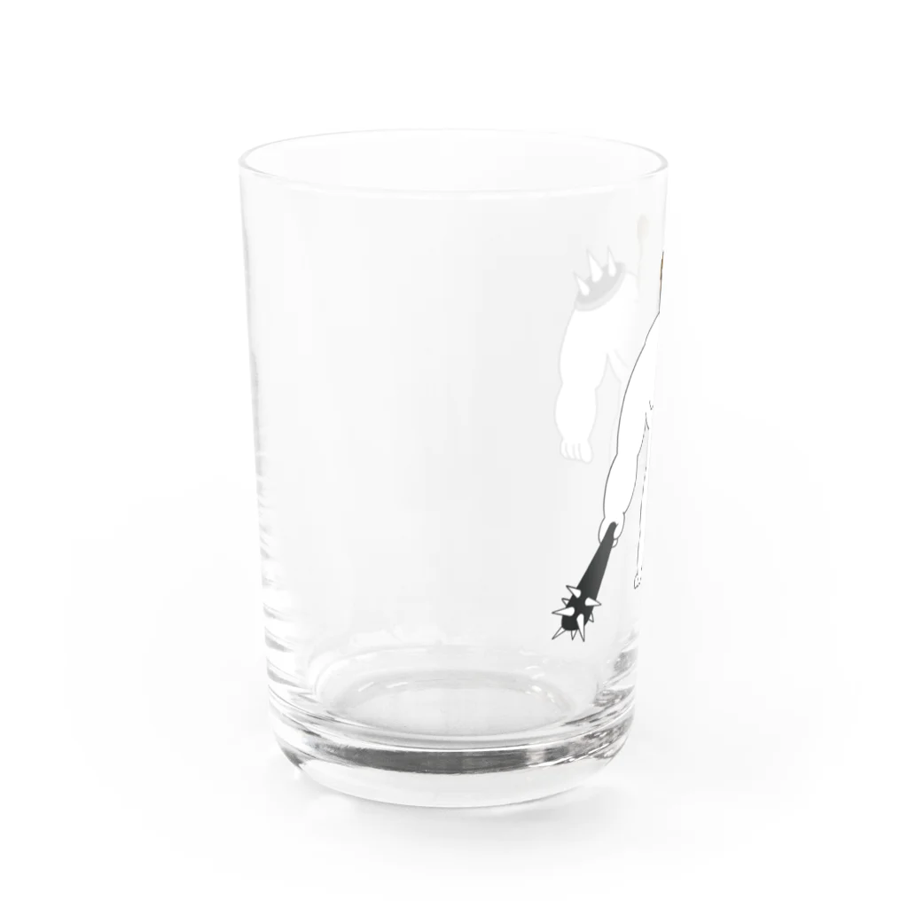 グルンハールのBarbarian Breadcat Water Glass :left