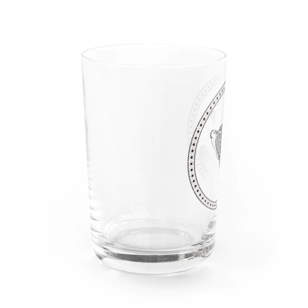 clarice-designのcool dog 2 Water Glass :left