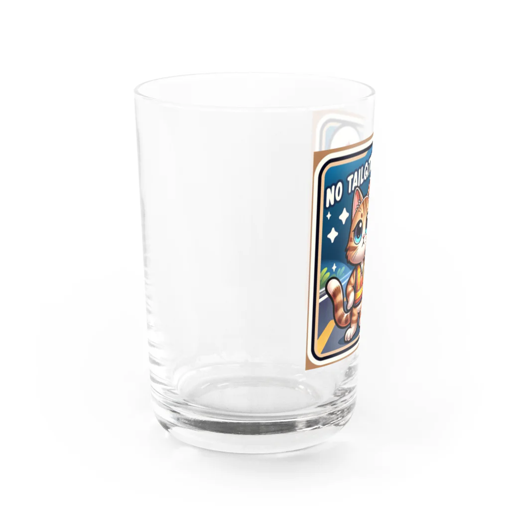 子猫カーニバルの煽り運転禁止！ Water Glass :left