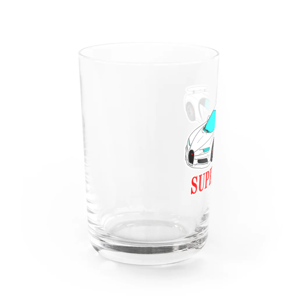 にゃんこ王子のにゃんこ王子 スーパーカー０３ Water Glass :left
