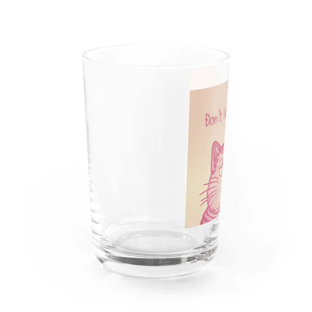 らうんじのコッチミンナネコ Water Glass :left