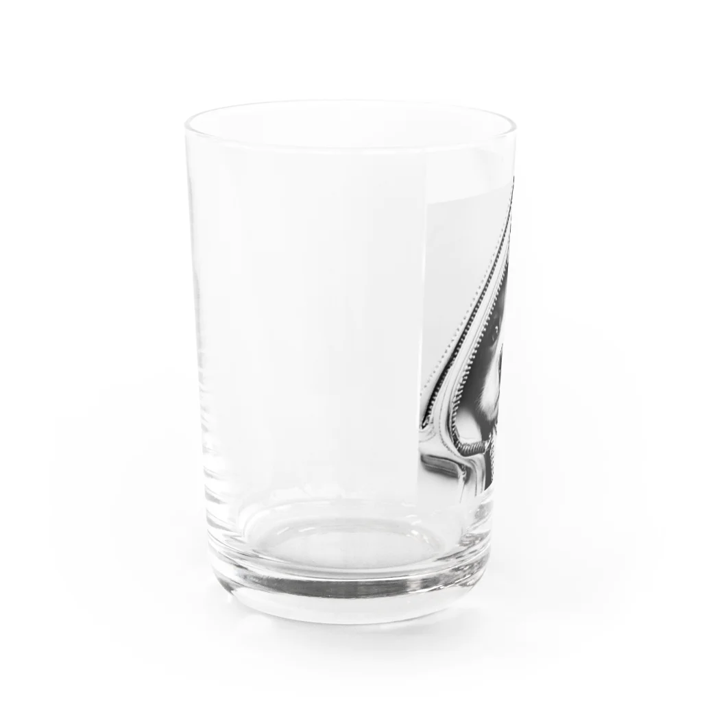 nakasato1979のジッパー犬 Water Glass :left