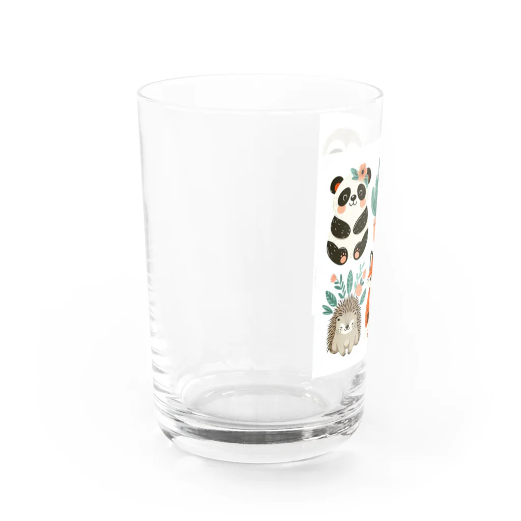 Arts-のかわいいどうぶつたち Water Glass :left