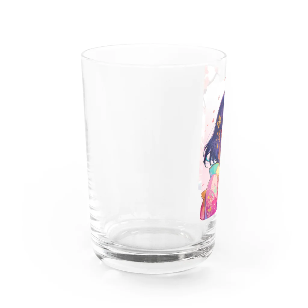 makun6027のオリジナルキャラ「橘美麗」グッズ　その２ Water Glass :left