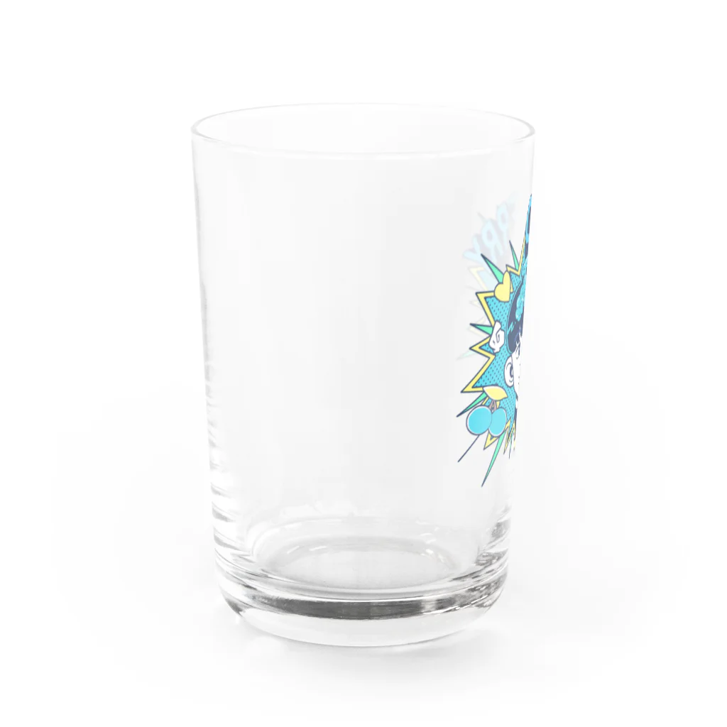 ノーパンのチェリーブレイン ver.マッシュ Water Glass :left