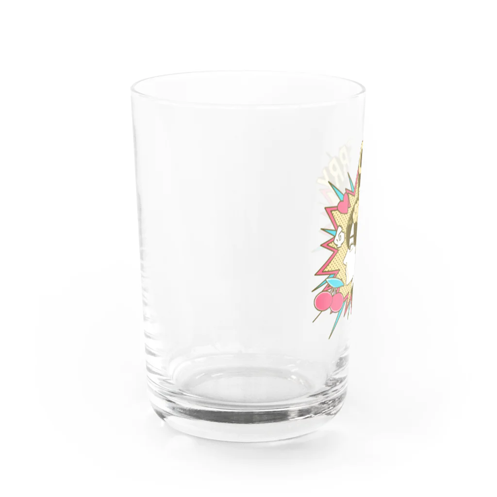 ノーパンのチェリーブレイン ver.センター Water Glass :left