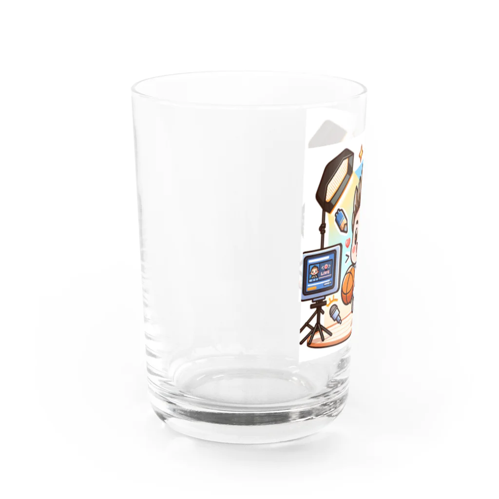 bottaの可愛い、かず。さん、バスケダーツ Water Glass :left