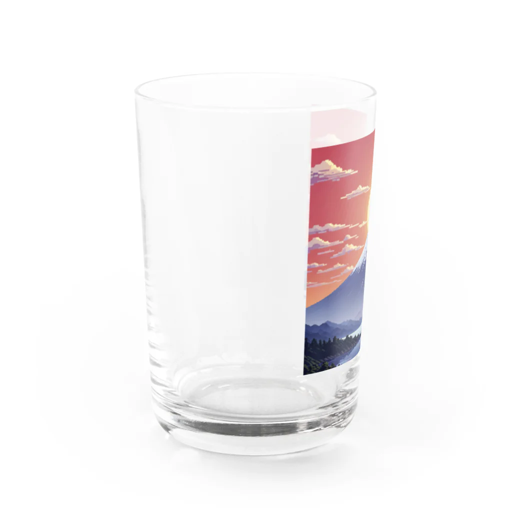 horiesotaのドット絵の朝日 Water Glass :left